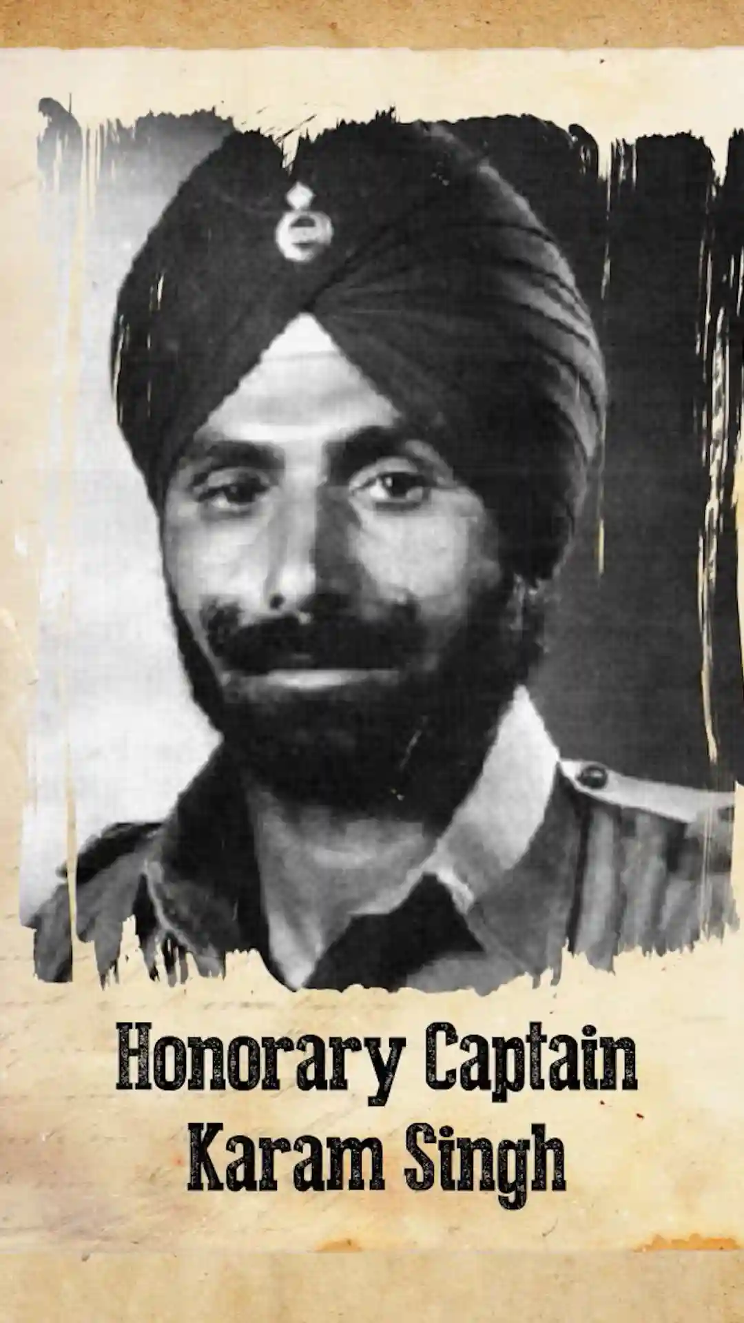 E5 Sikh Regiment - Captain Karam Singh